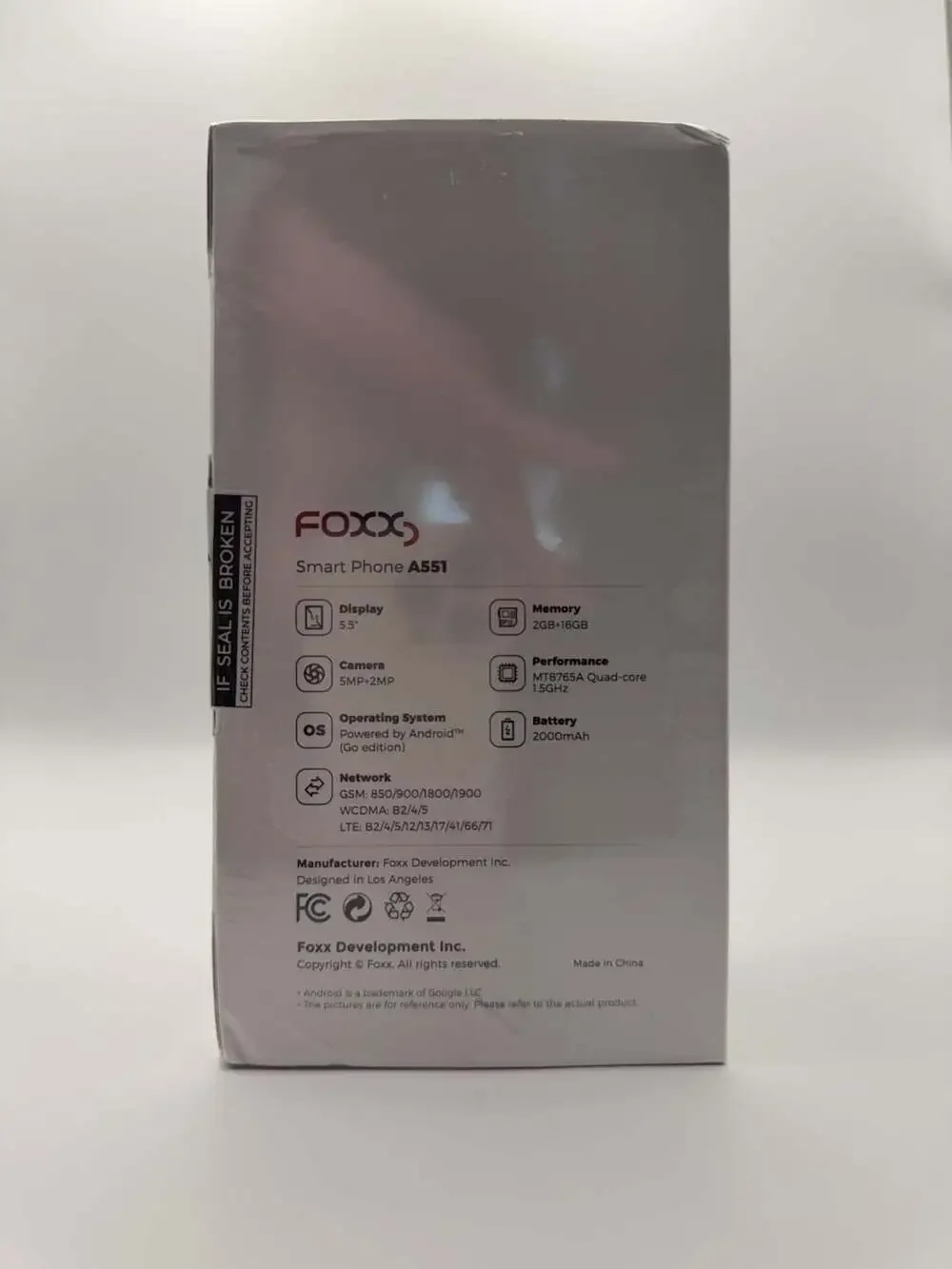 Foxx Smart Phone A551 16GB Unlocked